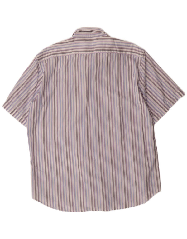 Ανδρικό πουκάμισο Roccobarocco 46 18 1/2 XL πολύχρωμο ριγέ