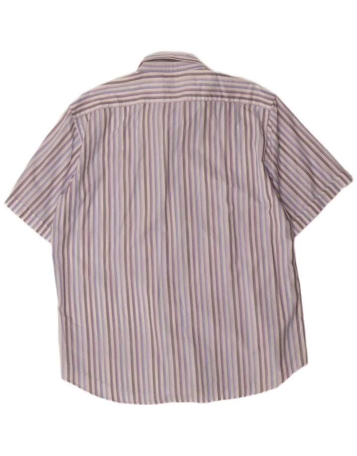 Ανδρικό πουκάμισο Roccobarocco 46 18 1/2 XL πολύχρωμο ριγέ