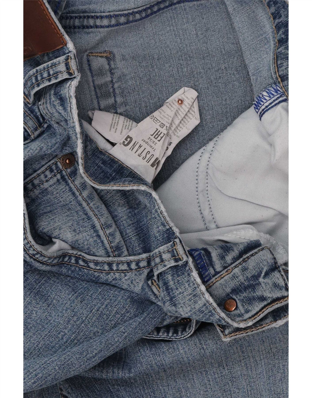 Mustang Ανδρικό Tramper Straight Jeans W33 L32 Μπλε βαμβακερό