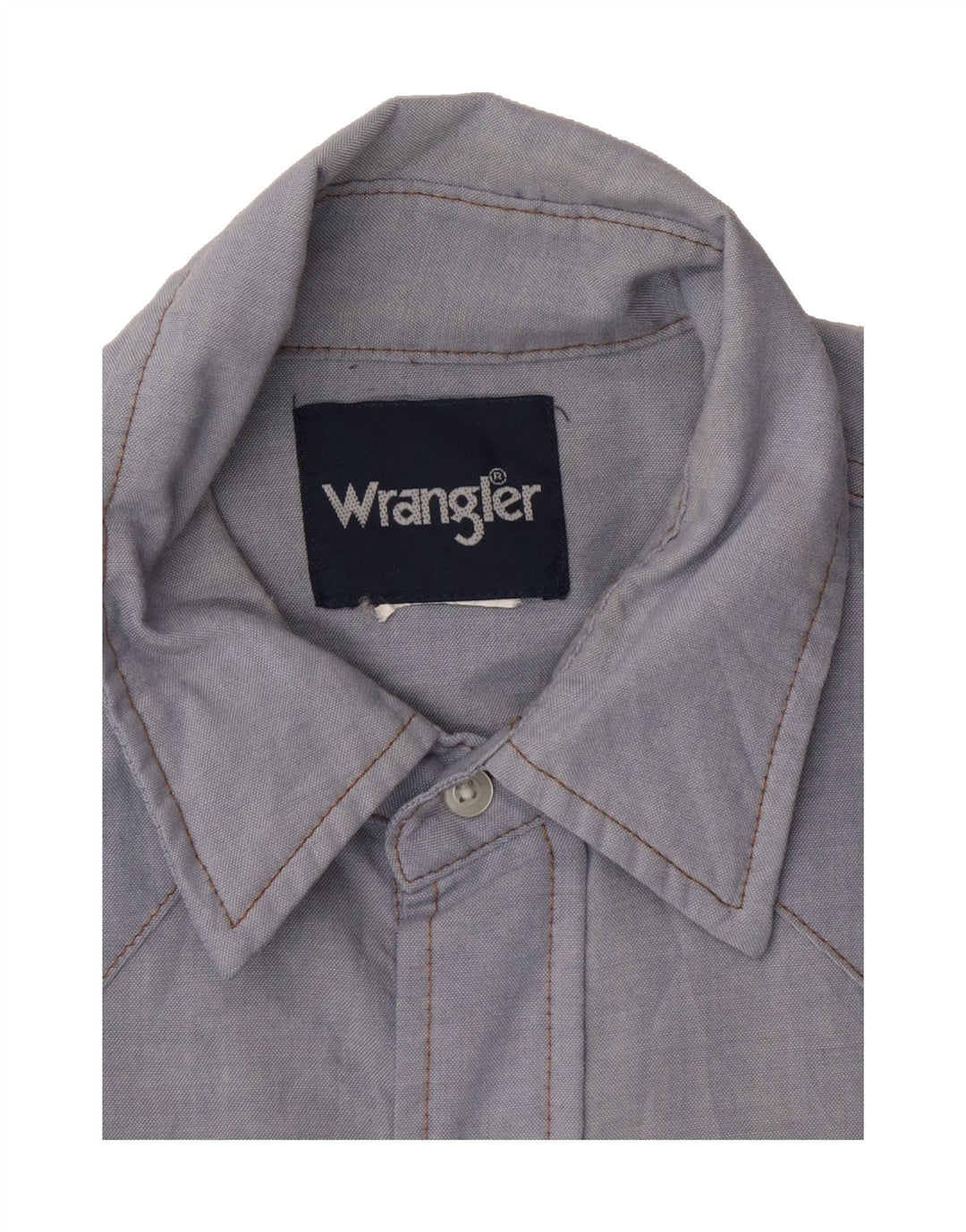 WRANGLER Mens Shirt Large Blue Vintage Wrangler and Second-Hand Wrangler from Messina Hembry 