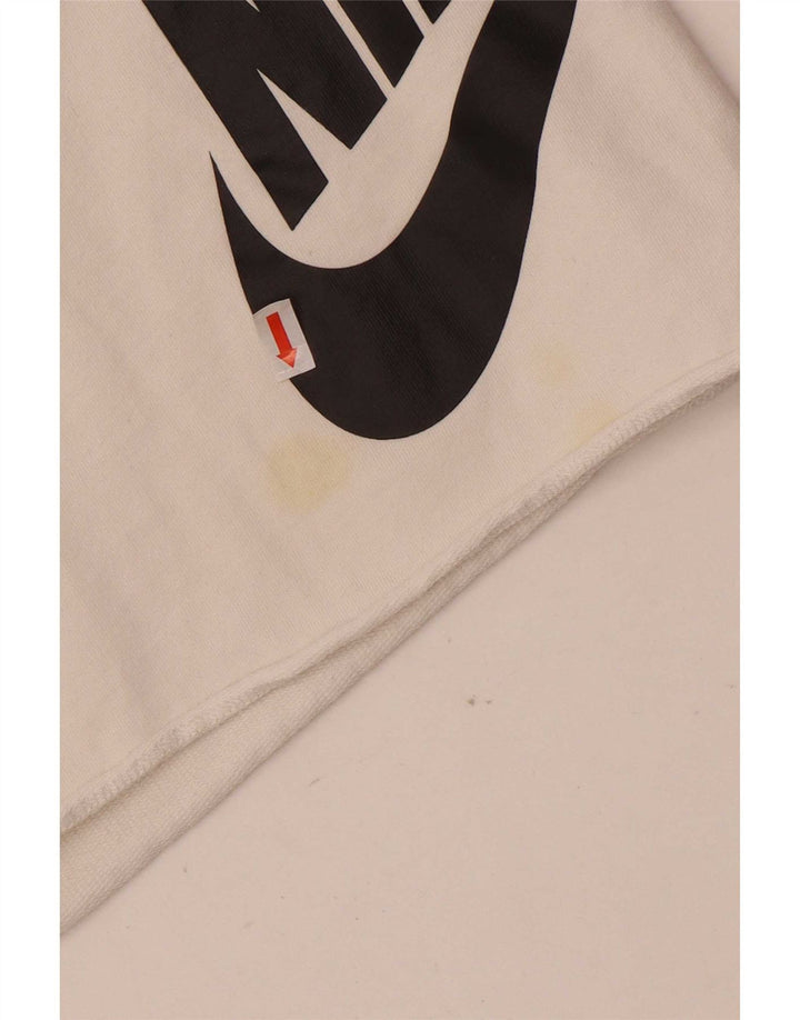 Ανδρικό γραφικό αθλητικό σορτς Nike XL λευκό βαμβακερό