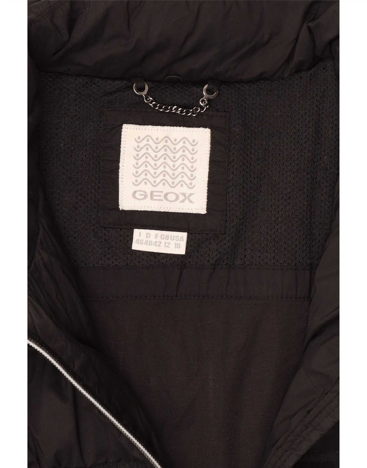 Γυναικείο μπουφάν Geox UK 12 Medium Black