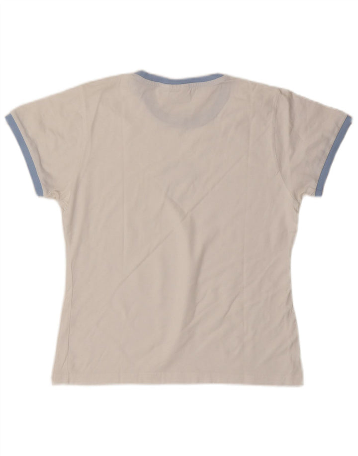 Γυναικείο γραφικό μπλουζάκι Puma Top UK 14 Medium White