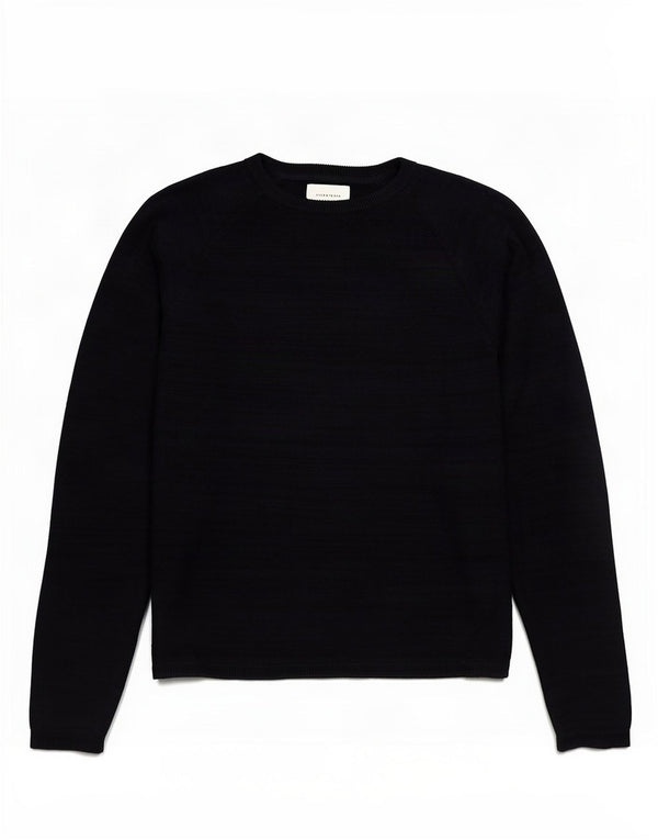 Jack & Jones Ανδρικό πουλόβερ με λαιμόκοψη XL Navy Blue Cotton