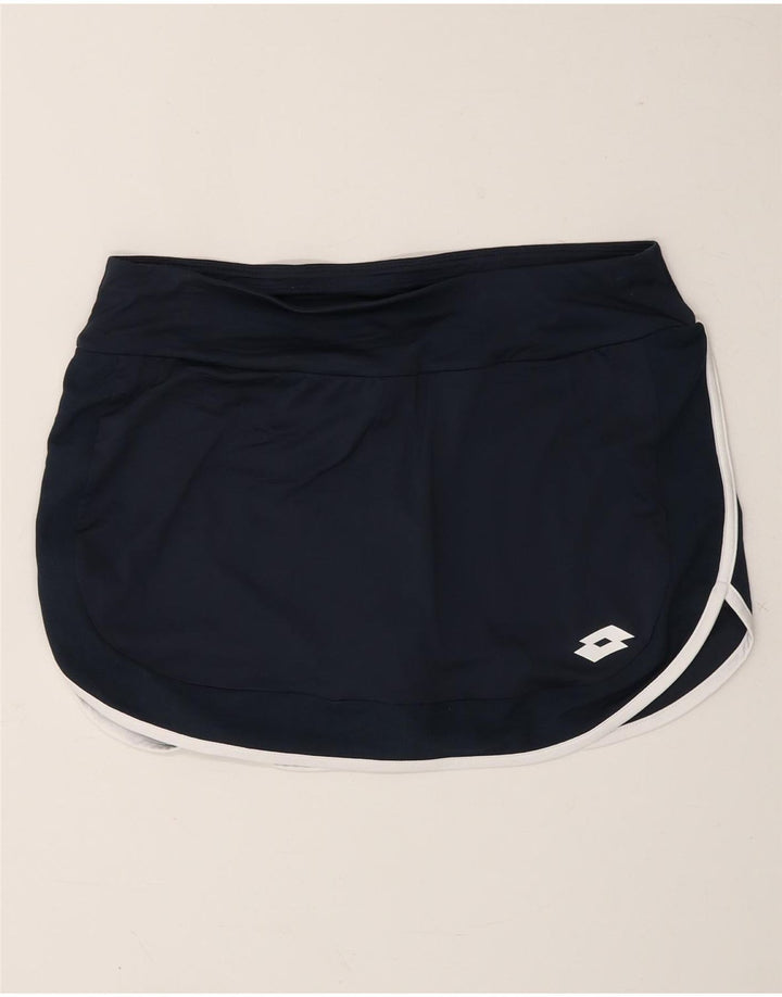 LOTTO Womens Skort UK 14 Large  Navy Blue Vintage Lotto and Second-Hand Lotto from Messina Hembry 