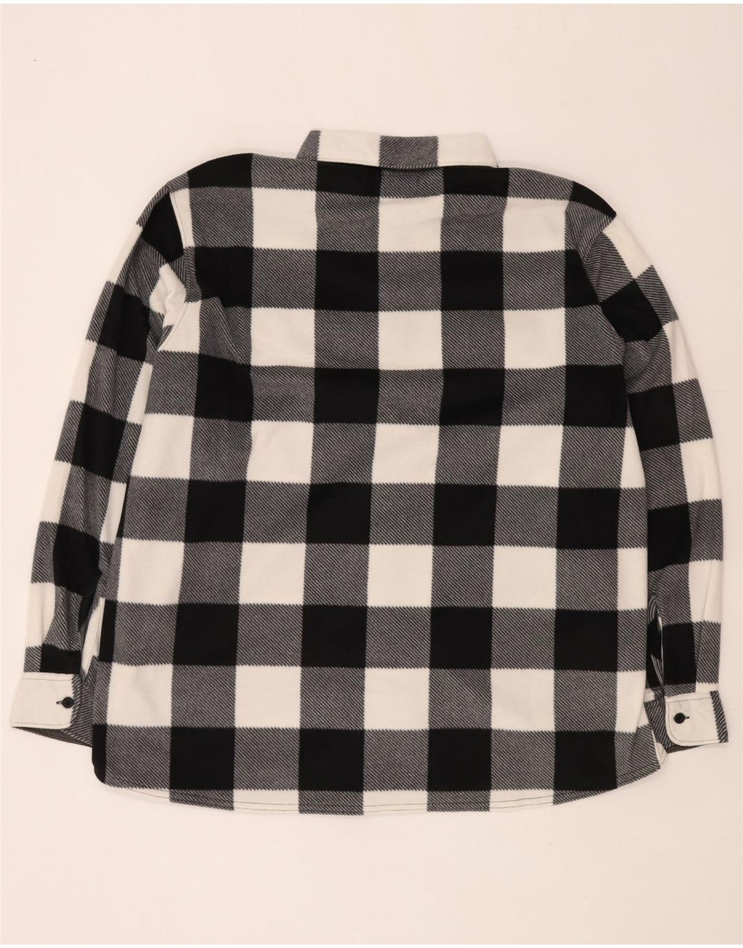 Ανδρικό Fleece πουκάμισο Wrangler 2XL Μαύρο Gingham Polyester