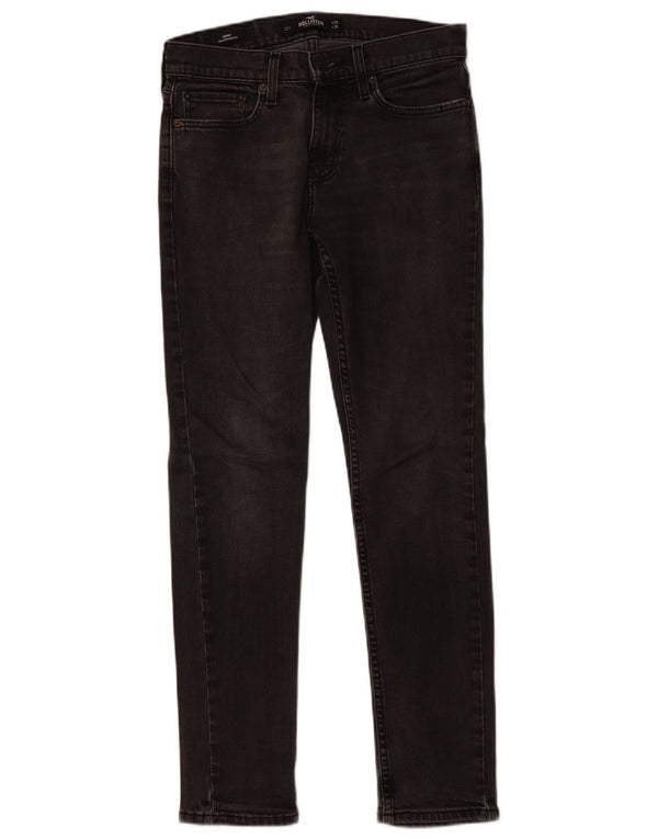 Ανδρικό Skinny Jeans HOLLISTER W28 L30 Μαύρο βαμβακερό