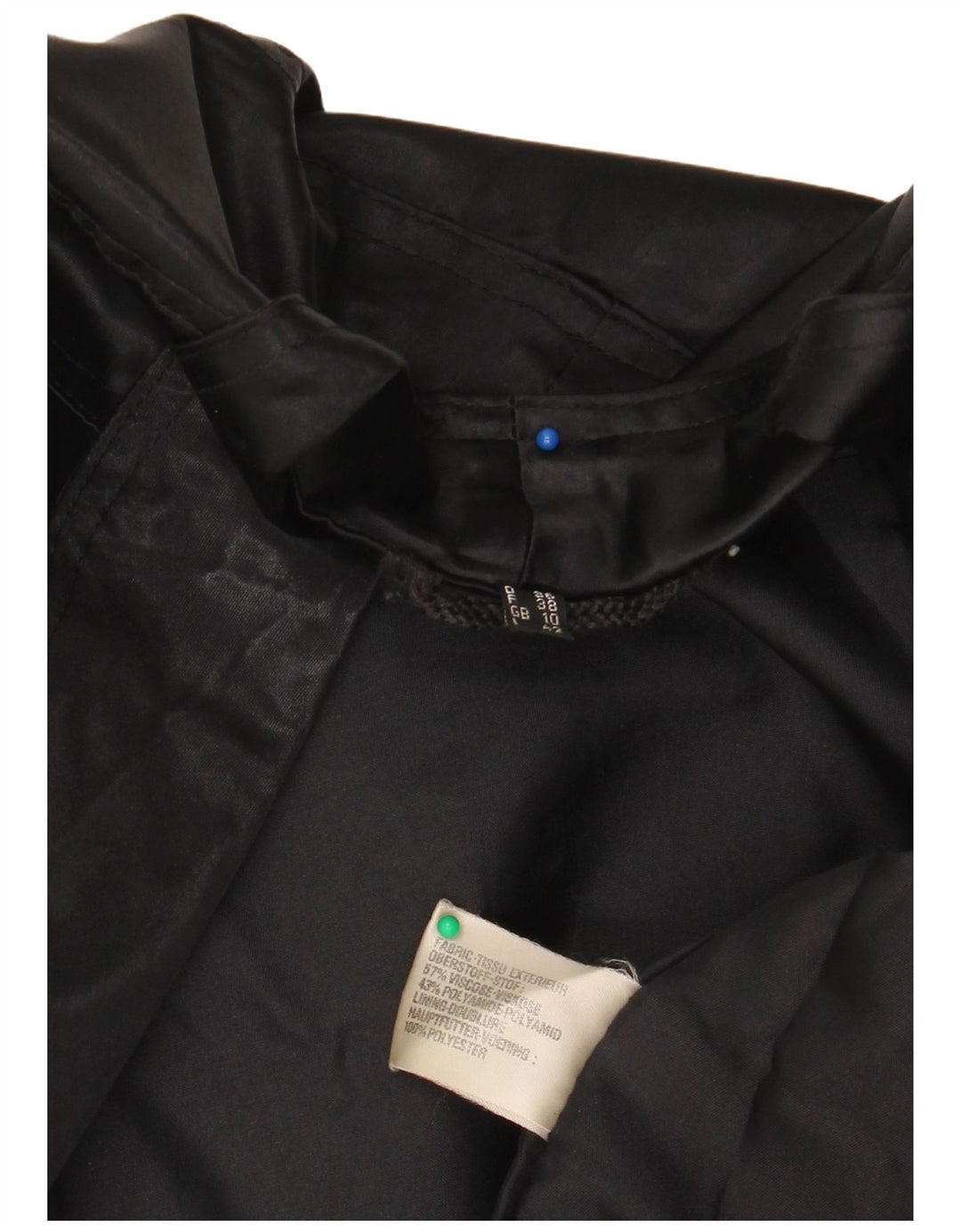 Colette Wolfgang Kaiser Γυναικείο μπουφάν UK 10 Small Black Viscose