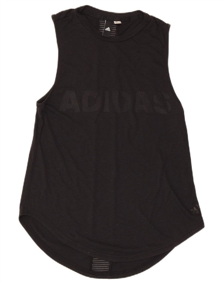 Γυναικείο γραφικό γιλέκο ADIDAS Top UK 8 Small Black