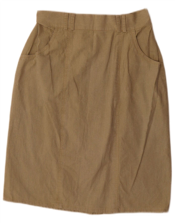 Vintage Γυναικεία Pencil Φούστα W26 Small Khaki