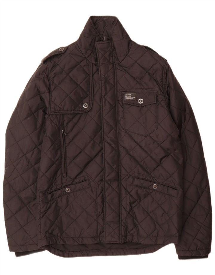 Jack & Jones Ανδρικό καπιτονέ μπουφάν UK 38 Medium Black Nylon