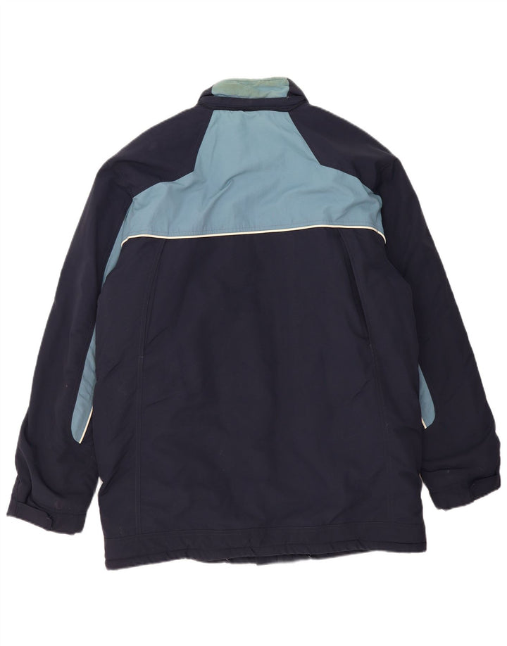 Ανδρικό μπουφάν Adidas Windbreaker UK 38 Medium Navy Blue Colorblock Πολυαμίδιο