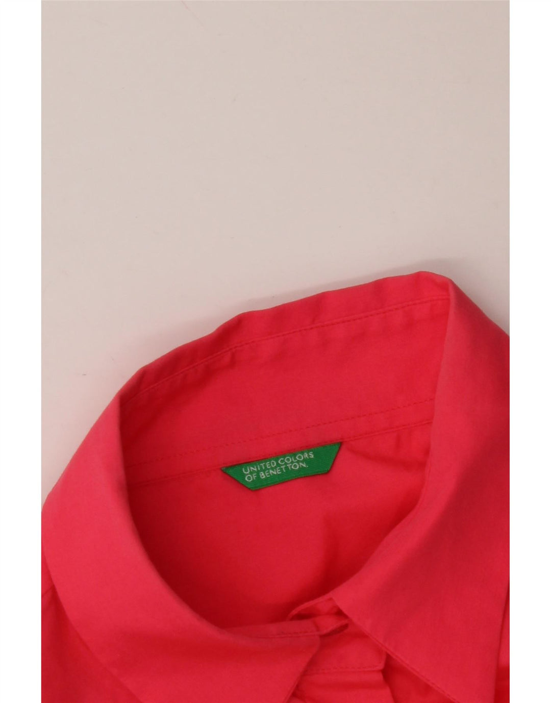 BENETTON Γυναικείο πουκάμισο 3/4 μανίκι UK 12 Medium Pink