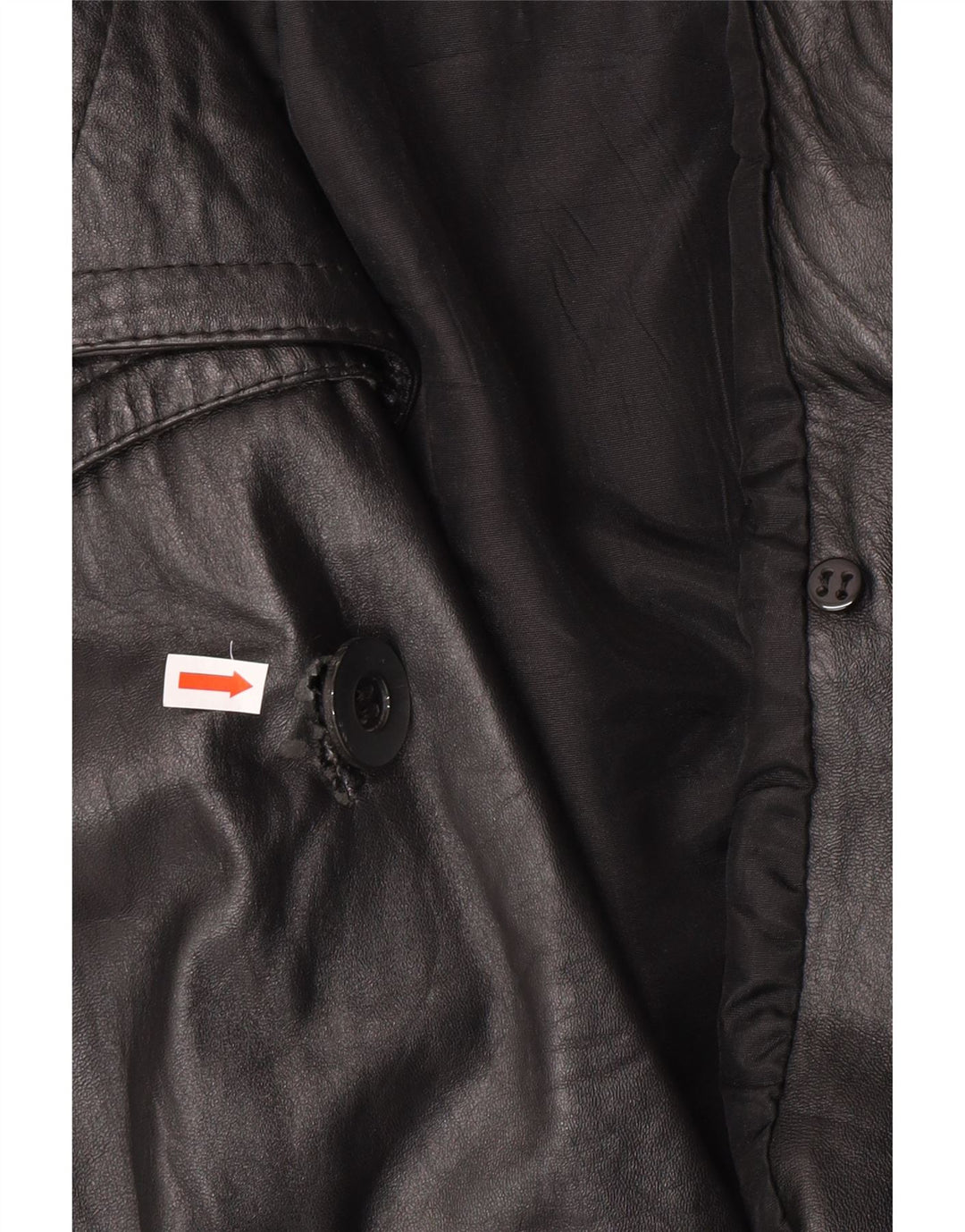 Vintage Ανδρικό Δερμάτινο Μπουφάν UK 40 Large Black Leather