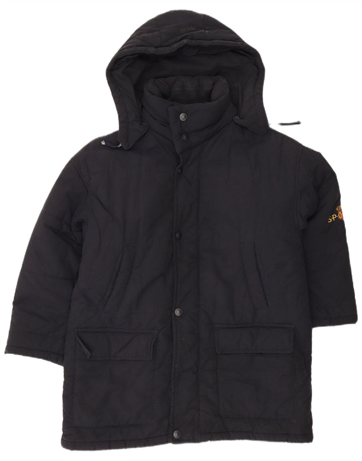 Bush Ανδρικό μπουφάν με κουκούλα UK 44 2XL Navy Blue