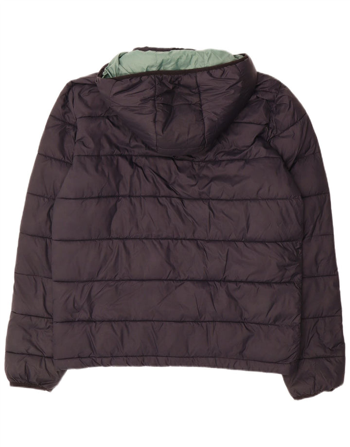 Jack Wills Ανδρικό μπουφάν με κουκούλα UK 38 Medium Black Nylon