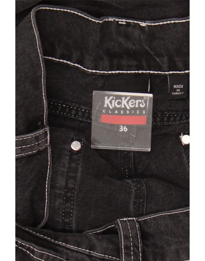 Kickers Ανδρικό τζιν ίσιο W36 L28 Μαύρο βαμβακερό
