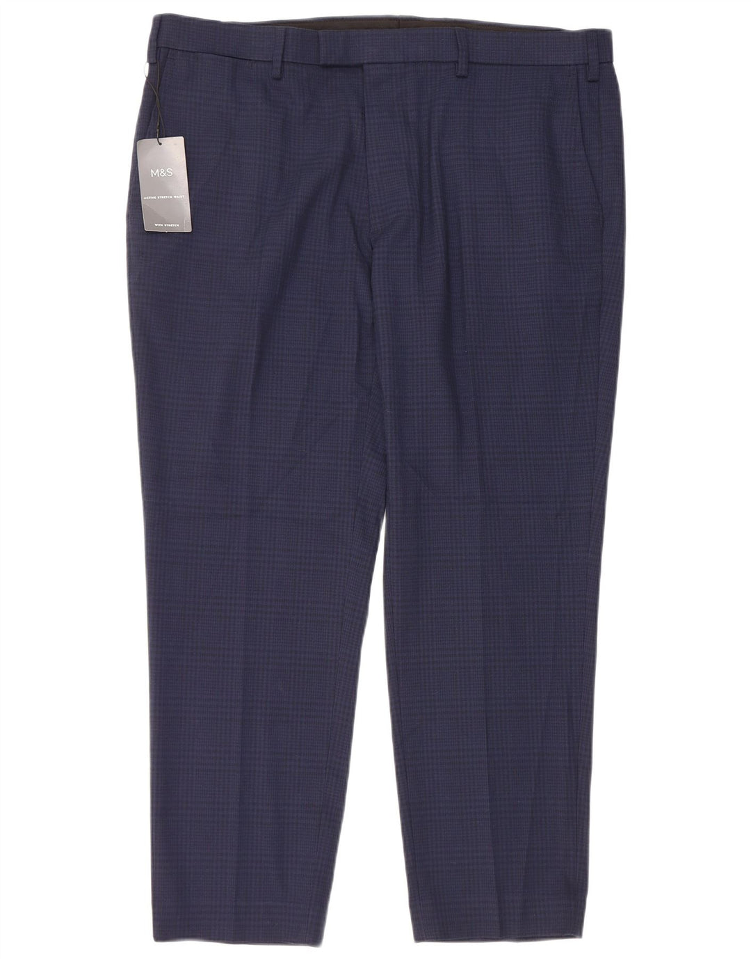Ανδρικό παντελόνι με φόρμα Marks & Spencer W40 L29 Navy Blue