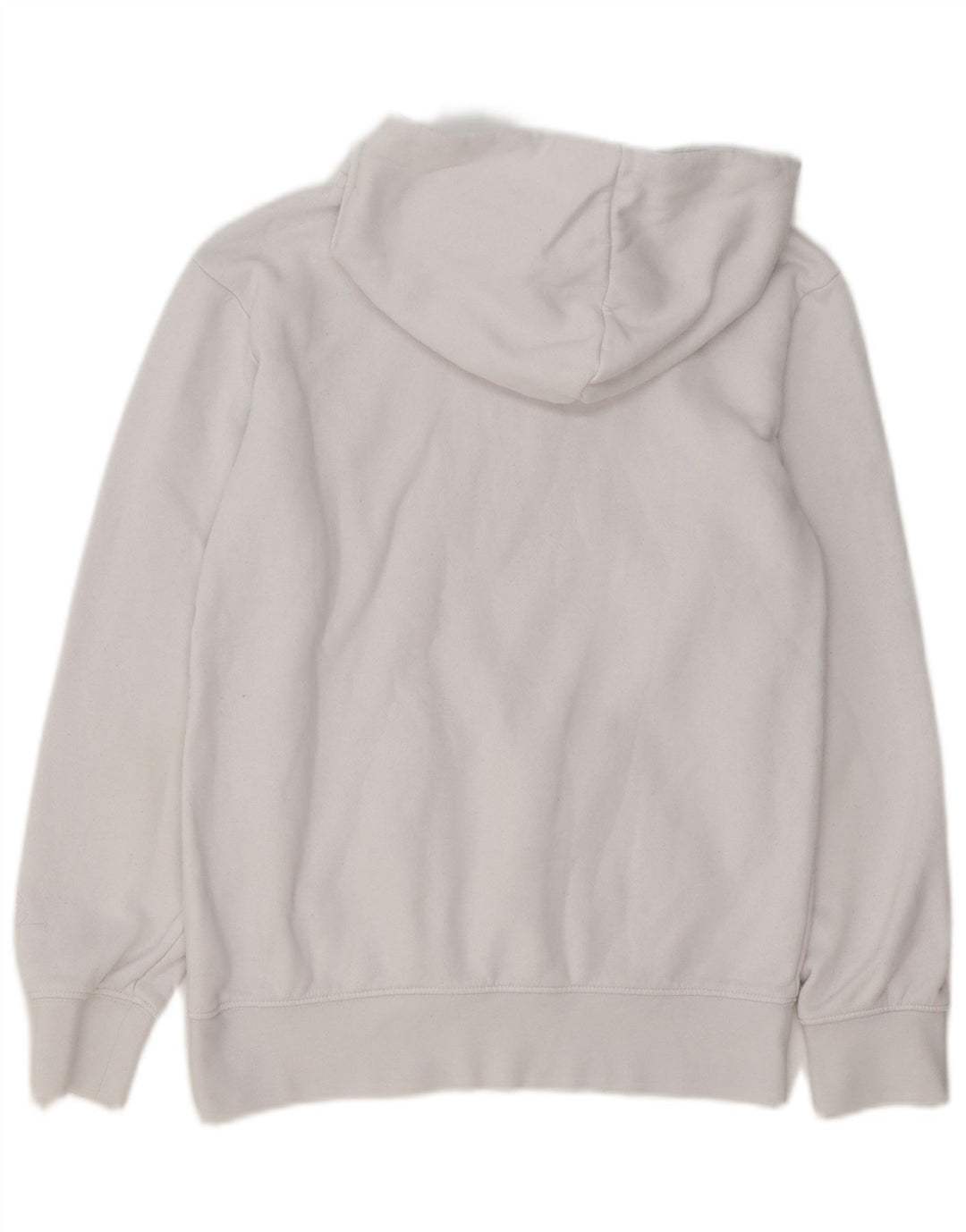 JORDAN Boys Hoodie Jumper 12-13 ετών Μεγάλο λευκό βαμβακερό