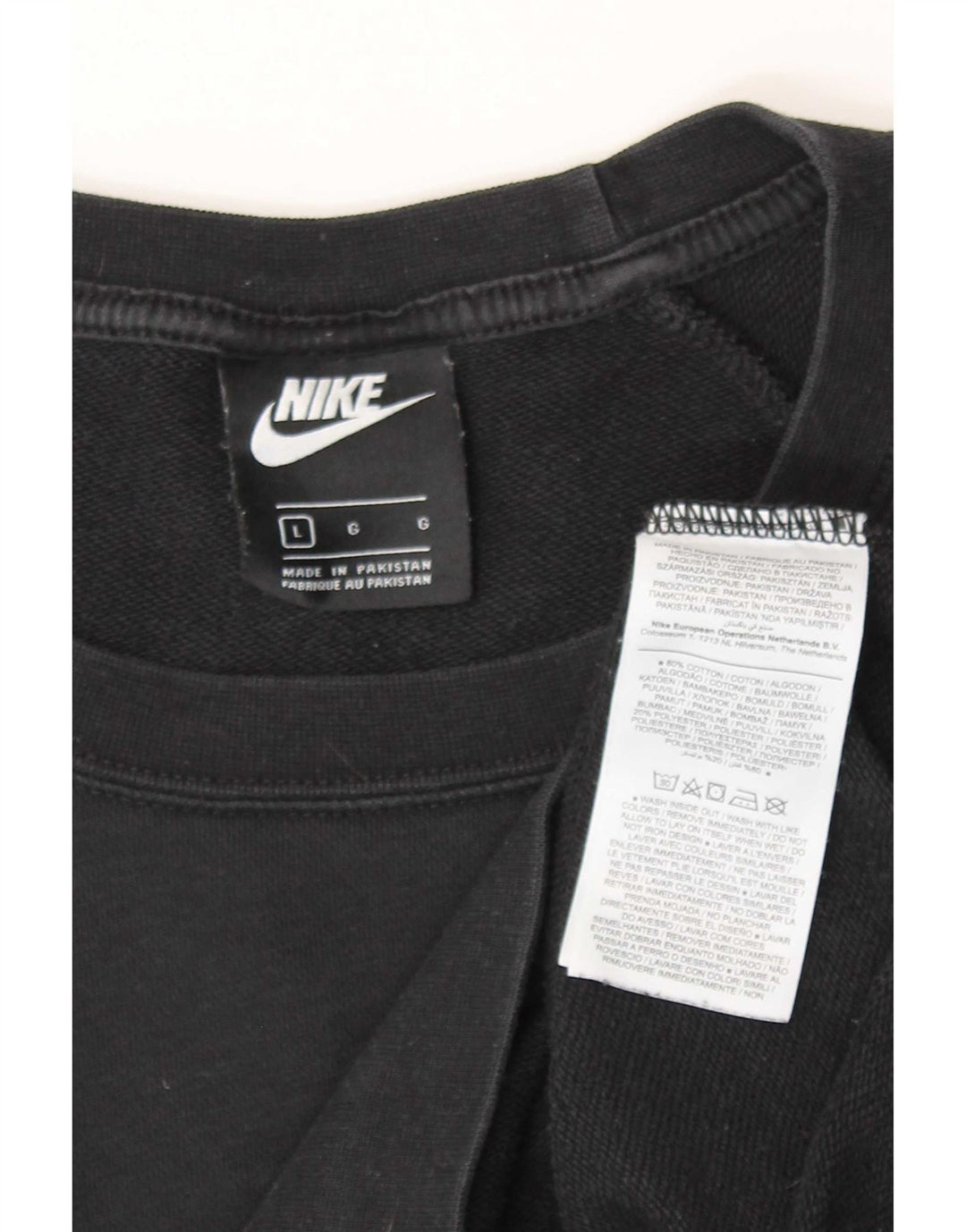 Ανδρικό φούτερ Nike Jumper μεγάλο μαύρο βαμβακερό