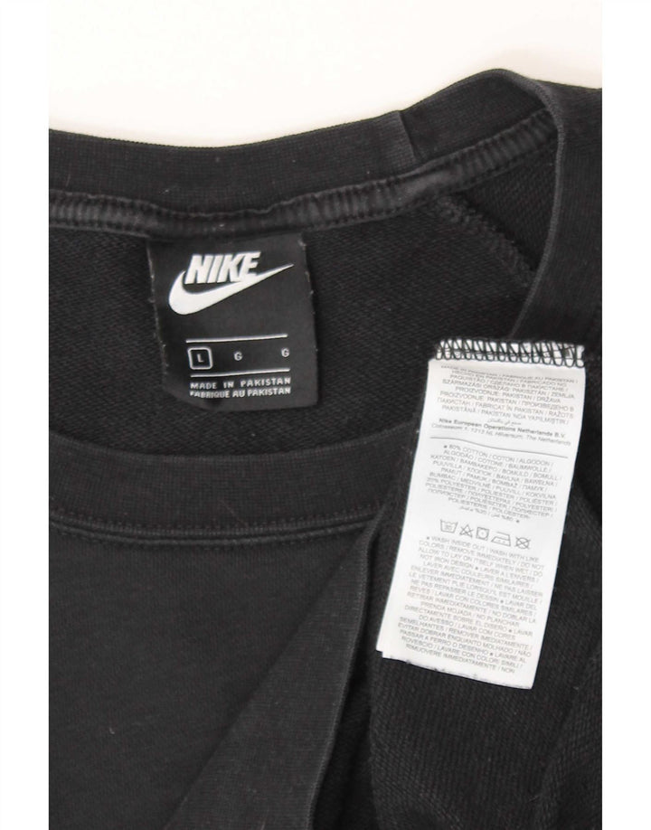 Ανδρικό φούτερ Nike Jumper μεγάλο μαύρο βαμβακερό
