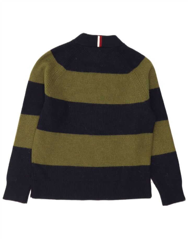 Tommy Hilfiger Ανδρικό πουλόβερ με λαιμόκοψη χελώνας από μαλλί μεσαίο χακί