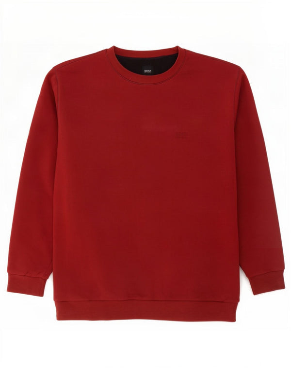 Ανδρικό φούτερ Hugo Boss Jumper XL Maroon Cotton
