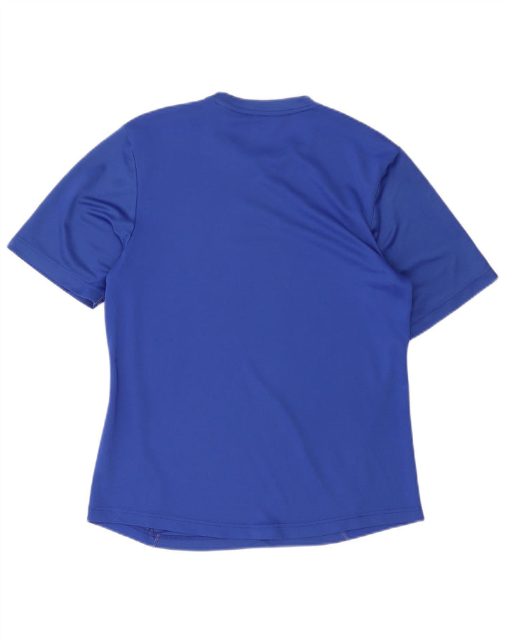 Ανδρικό T-Shirt Climalite Adidas Top Medium Blue Polyester