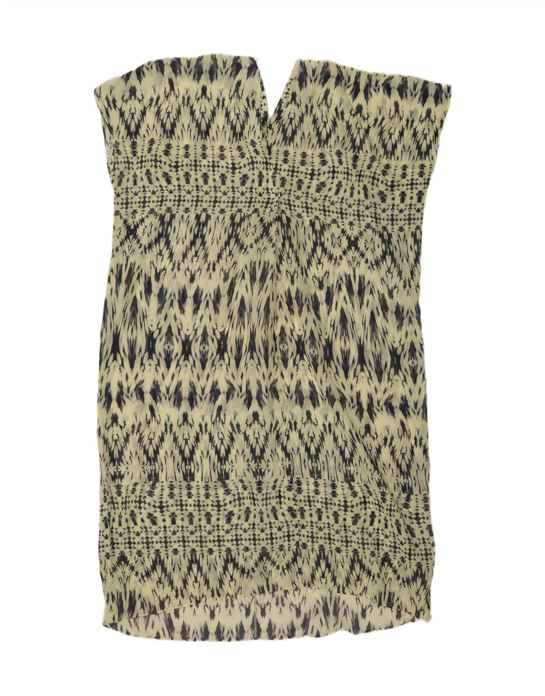 Γυναικείο Abstract Pattern Oversized Shift φόρεμα ZARA UK 14 Medium Green