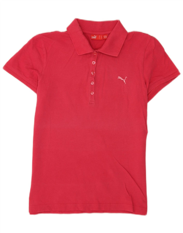 Puma γυναικείο πουκάμισο πόλο UK 14 Medium Pink