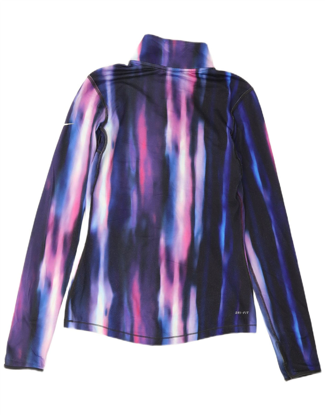NIKE Womens Dri Fit Pullover Tracksuit Top UK 8 Small Multicoloured