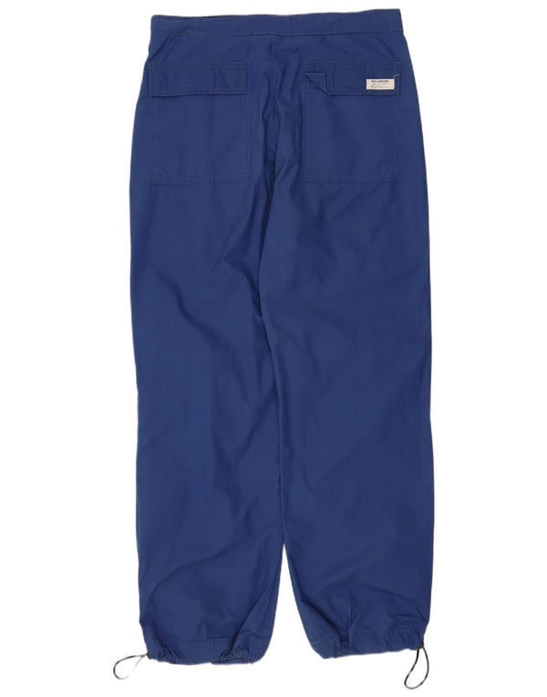 Ralph Lauren Γυναικείο Joggers Casual Παντελόνι US 8 Medium W27 L30 Μπλε βαμβακερό