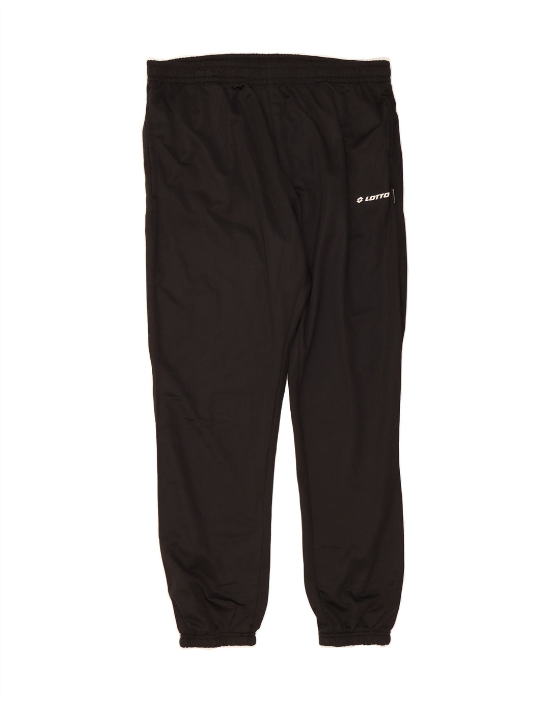 LOTTO Mens Tracksuit Trousers Joggers 2XL  Black Polyester Vintage Lotto and Second-Hand Lotto from Messina Hembry 