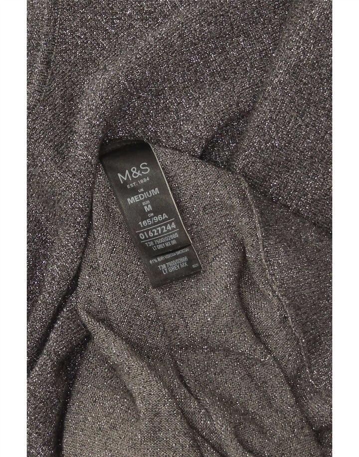 Marks & Spencer Γυναικείο πουλόβερ με λαιμό χελώνα UK 14 μεσαίου γκρι φλύκταινες