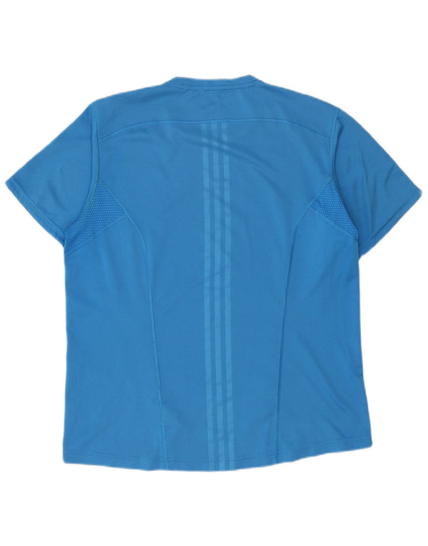 Ανδρικό T-Shirt Adidas Top Large Blue Polyester