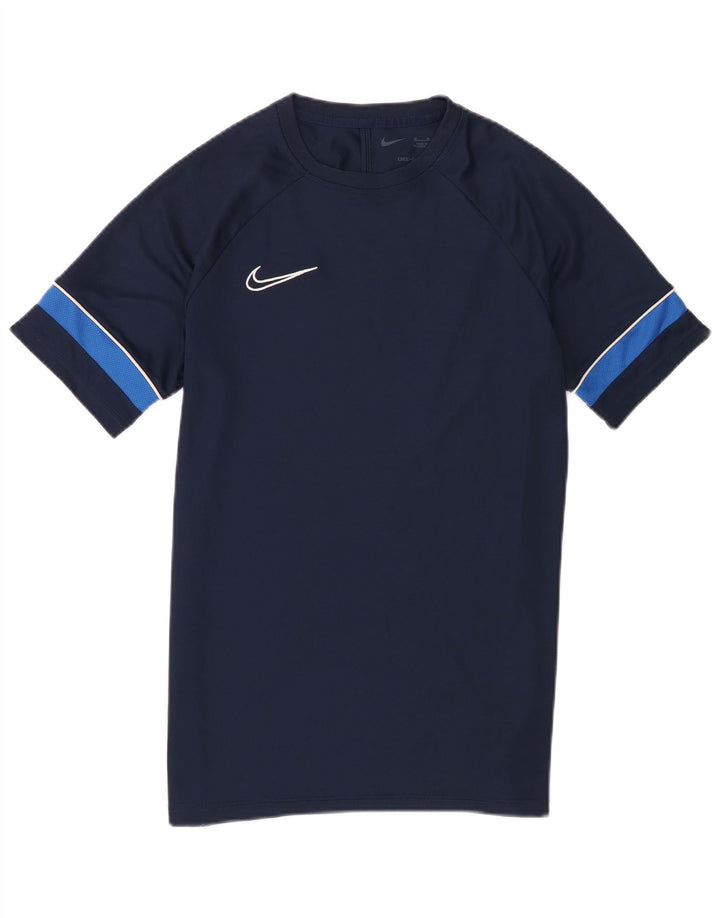 Ανδρικό μπλουζάκι Nike Dri Fit Top μεσαίο μπλε ναυτικό χρώμα