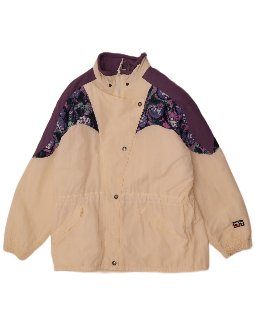Γυναικείο τζάκετ Rukka Loose Fit Windbreaker EU 38 Medium White Colourblock