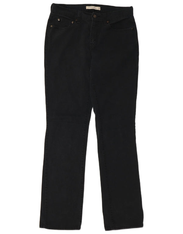 Levi's Womens 505 Straight Jeans US 8 Medium W30 L32 Navy Blue Cotton