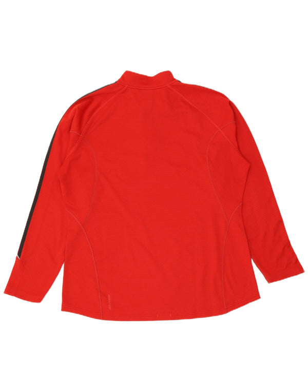 Adidas Ανδρική φόρμα πουλόβερ με φερμουάρ Clima 365 Top XL Κόκκινο Πολυεστέρας