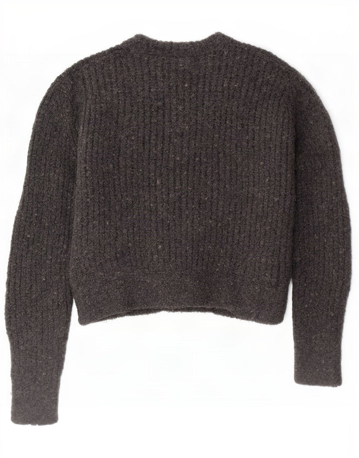 Ανδρικό πουλόβερ Zara Boat Neck Jumper Medium Grey Acrylic
