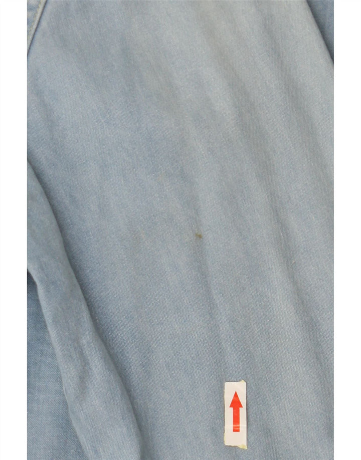 Ανδρικό τζιν πουκάμισο LEE μεγάλο μπλε βαμβακερό