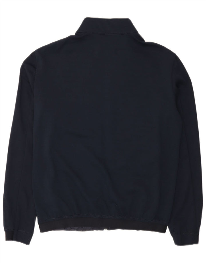 Zara Ανδρικό Bomber Jacket UK 38 Medium Navy Blue Colourblock Polyester