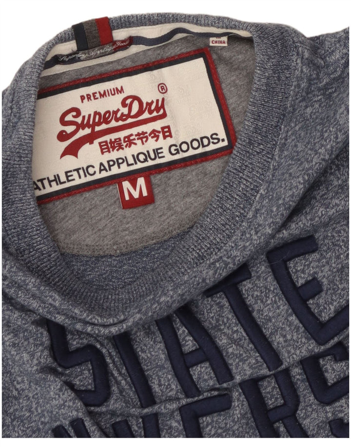 Ανδρικό γραφικό μπλουζάκι Superdry Top Medium Blue Flecked