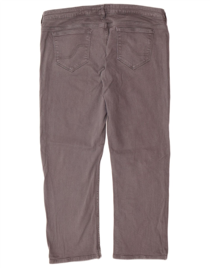 FAT FACE Γυναικείο τζιν Capri US 16 2XL W36 L24 Γκρι βαμβακερό