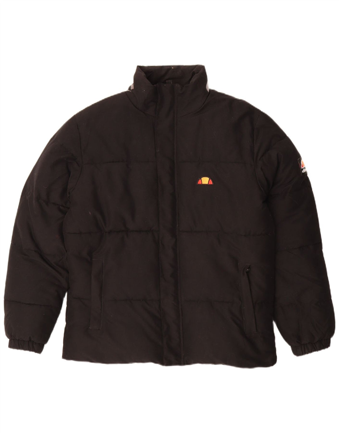 Ellesse Ανδρικό Γραφικό Μπουφάν UK 40 Large Μαύρο Πολυεστέρας