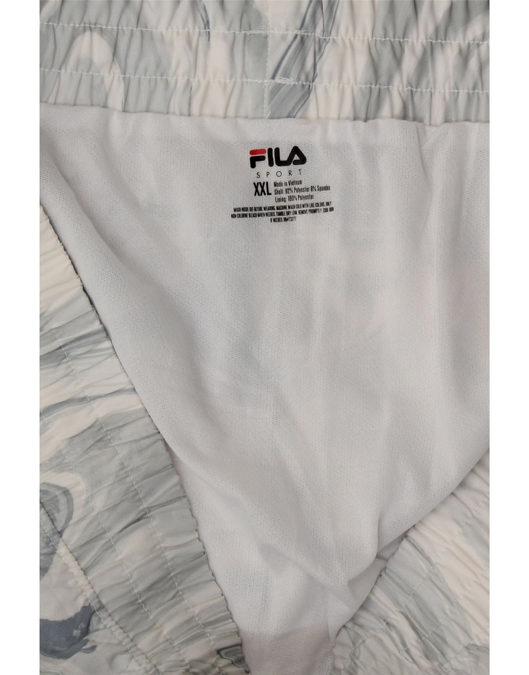 Fila Γυναικείο αθλητικό σορτς UK 20 2XL Grey Tie Dye Polyester