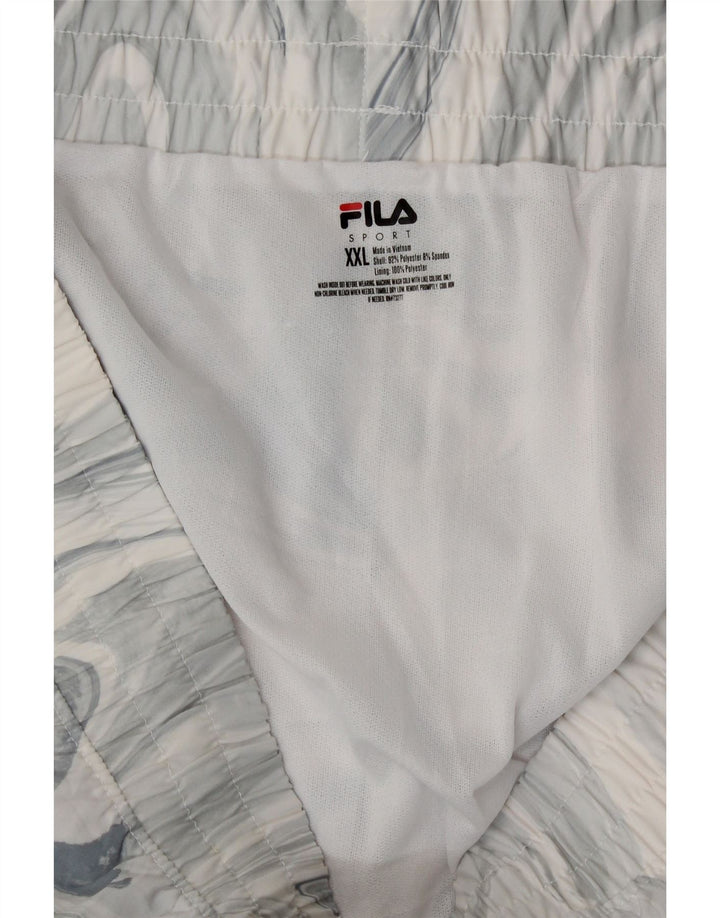 Fila Γυναικείο αθλητικό σορτς UK 20 2XL Grey Tie Dye Polyester
