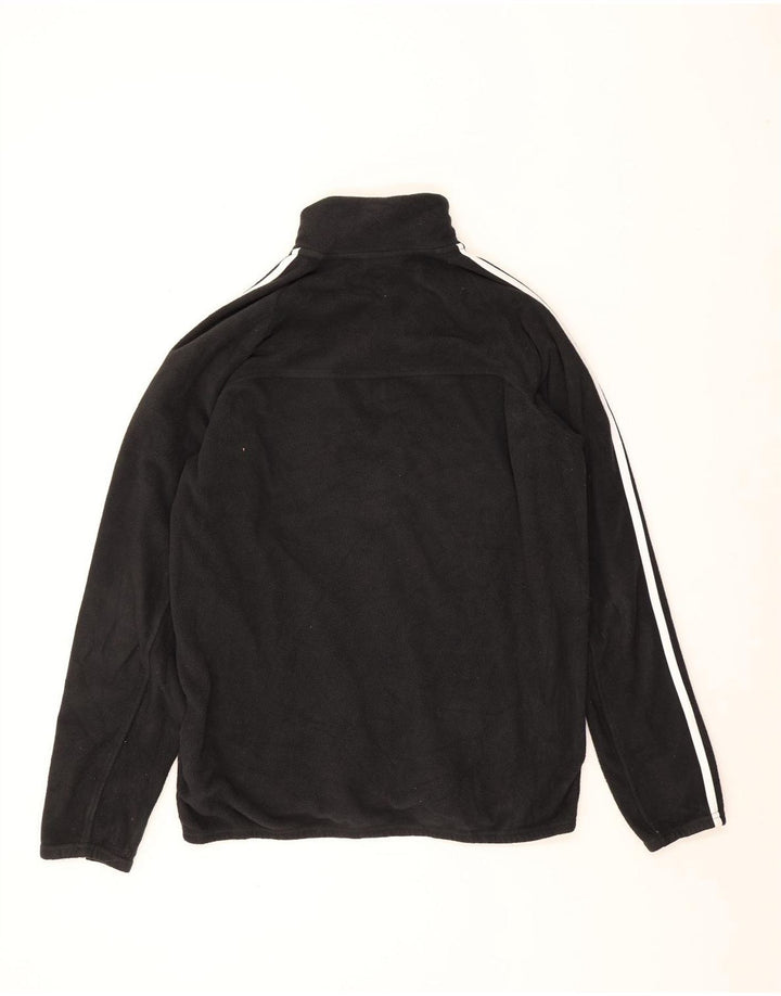 Ανδρικό Fleece Jacket Adidas UK 40 μεγάλο μαύρο πολυεστέρα