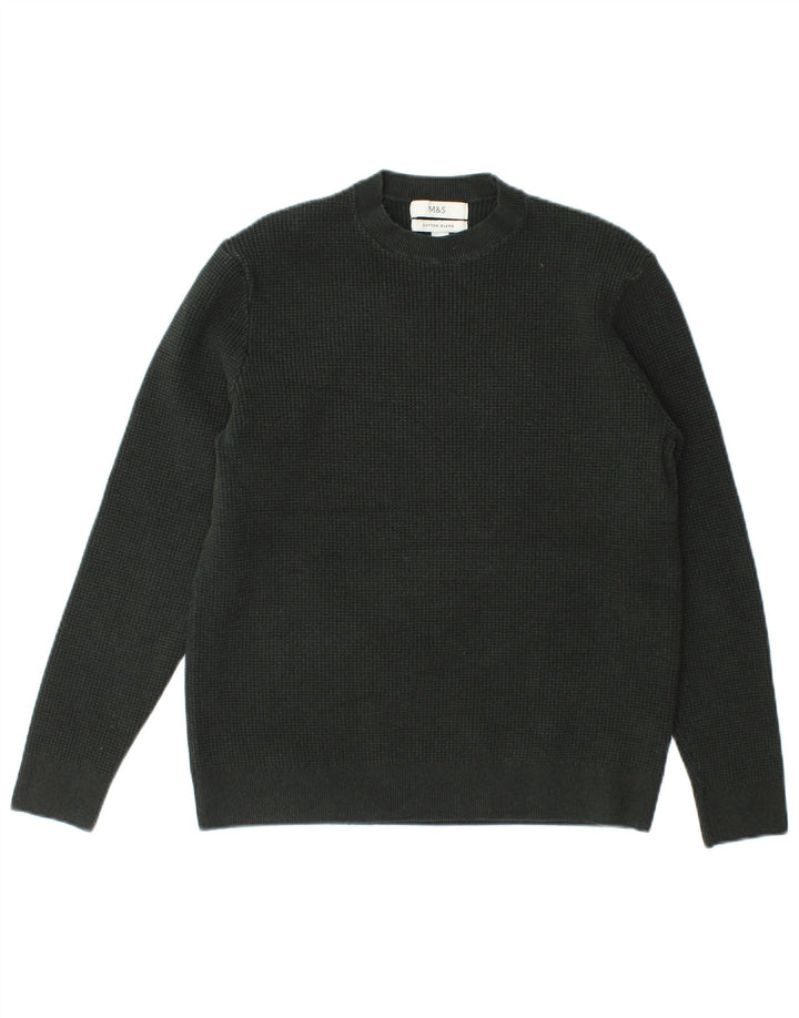 Marks & Spencer Γυναικείο πουλόβερ με λαιμόκοψη UK 14 Medium Green