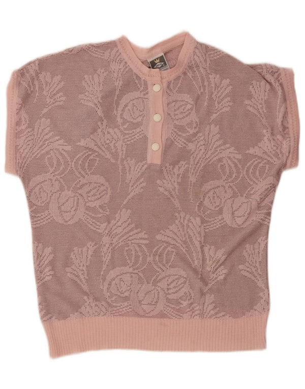 FREYA Γυναικείο πουλόβερ με λαιμόκοψη EU 40 Medium Pink Floral